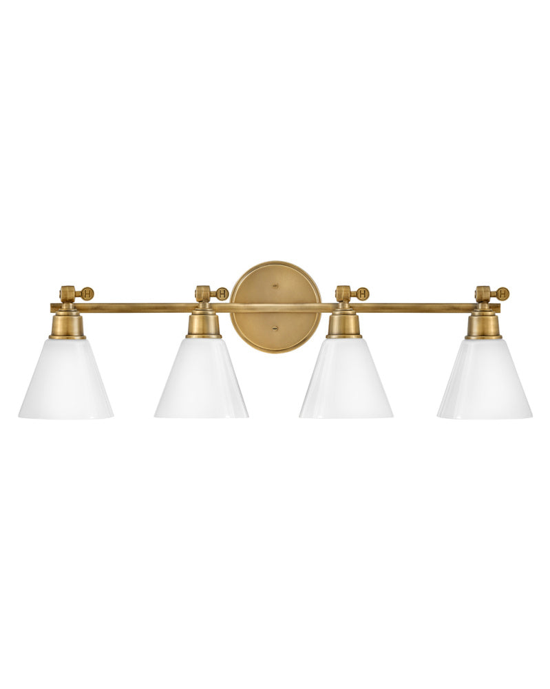 Hinkley 51184HB Large Adjustable Four Light Vanity