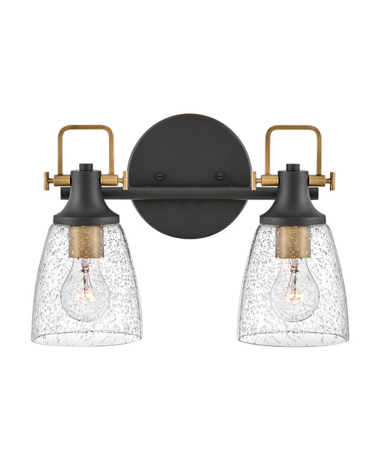 Hinkley 51272BK Small Two Light Vanity