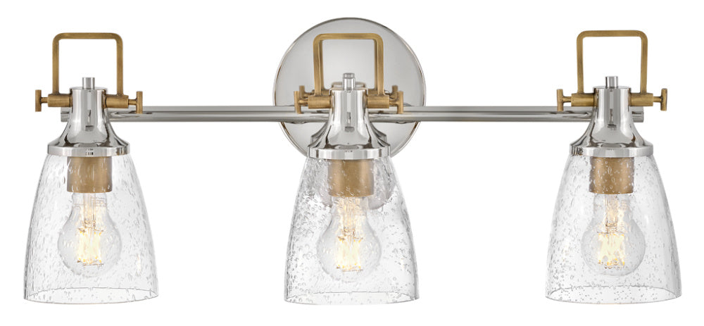 Hinkley 51273PN Medium Three Light Vanity