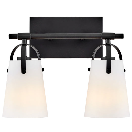 Hinkley 5132BK-OP Small Two Light Vanity