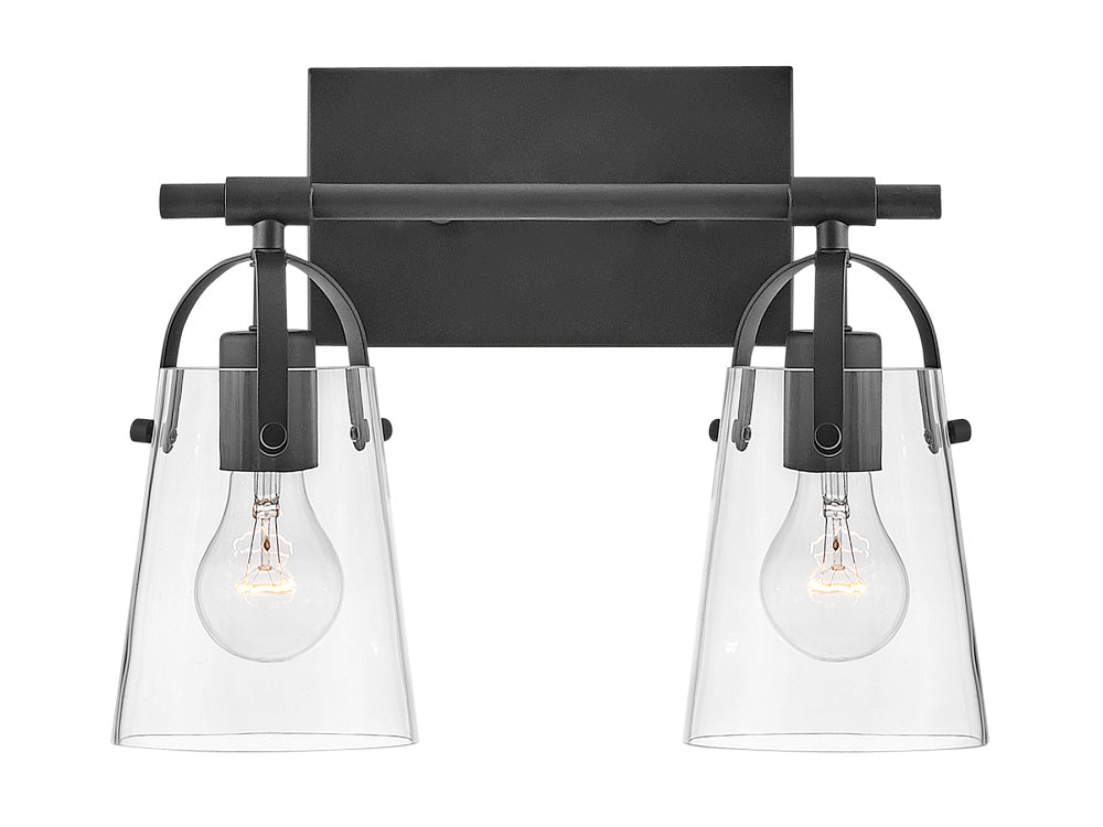 Hinkley 5132BK Small Two Light Vanity