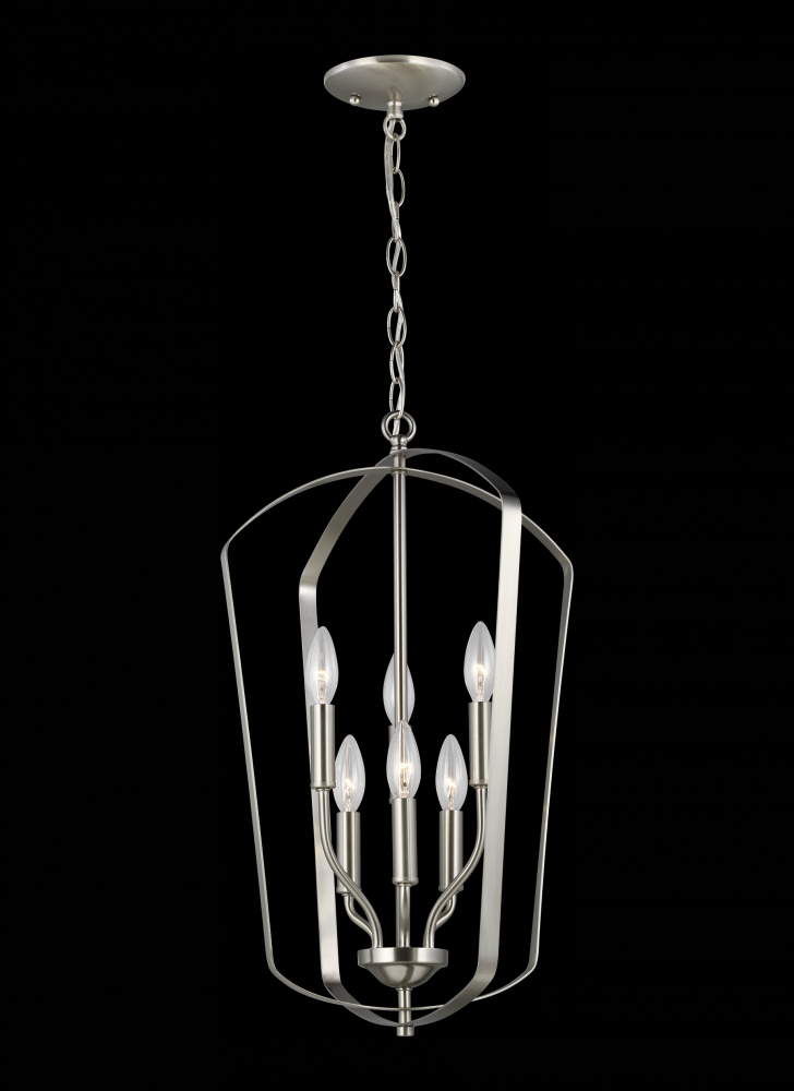 Generation Lighting 5134906-962 Medium Six Light Hall / Foyer
