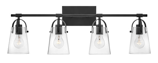 Hinkley 5134BK Large Four Light Vanity