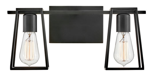 Hinkley 5162BK Small Two Light Vanity