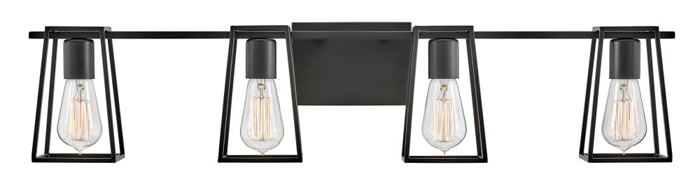 Hinkley 5164BK Large Four Light Vanity
