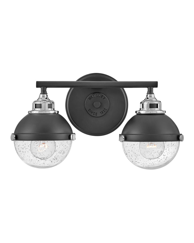 Hinkley 5172BK-CM Small Two Light Vanity