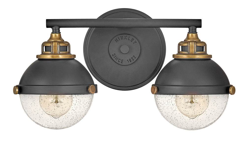 Hinkley 5172BK Small Two Light Vanity