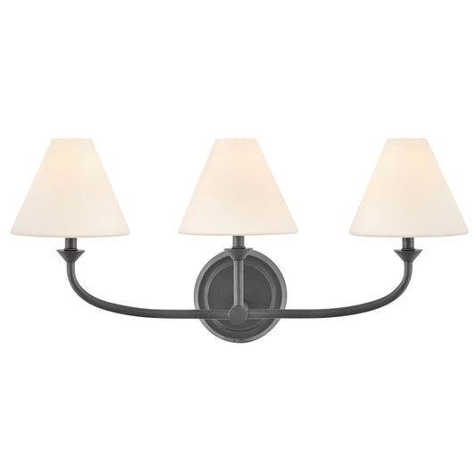 Hinkley 52493BLB-OP Medium Three Light Vanity