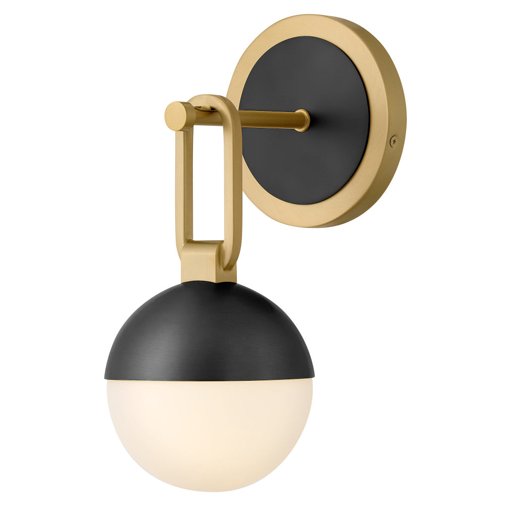 Hinkley 54560LCB-BK Medium Single Light Sconce