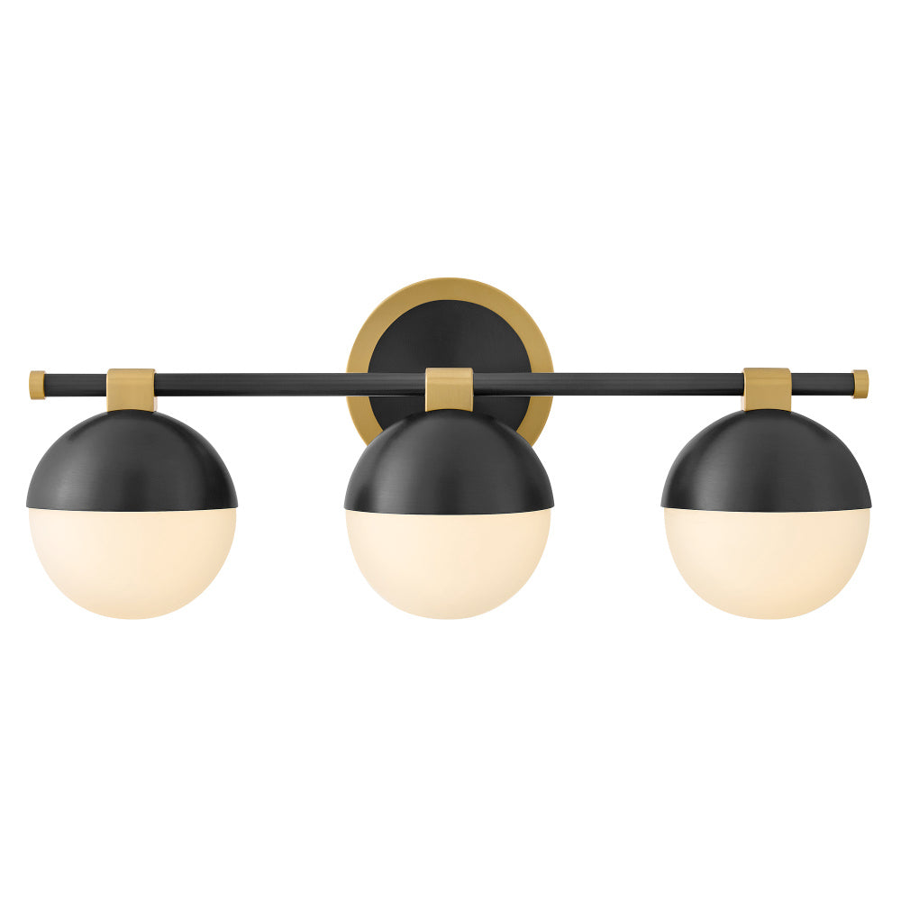 Hinkley 54563LCB-BK Medium Three Light Vanity