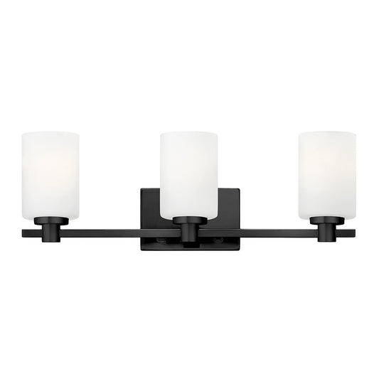 Hinkley 54623BK Medium Three Light Vanity