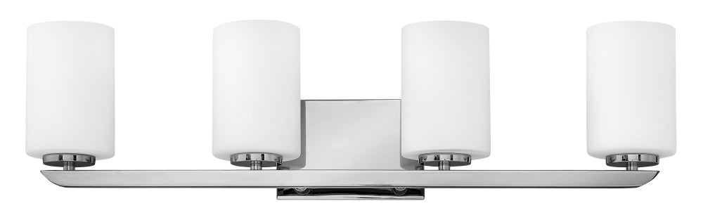 Hinkley 55024PN Large Four Light Vanity