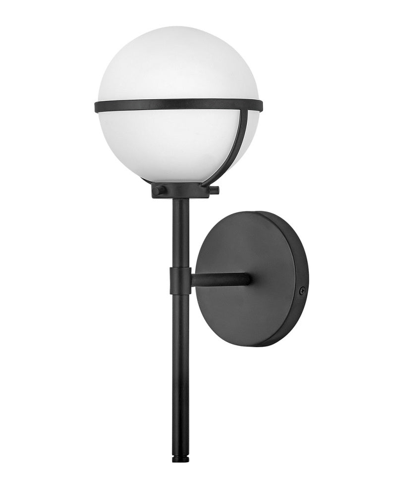 Hinkley 5660BK-LL Medium Single Light Vanity