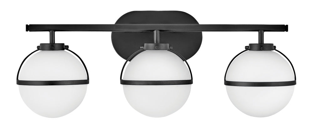 Hinkley 5663BK-LL Medium Three Light Vanity