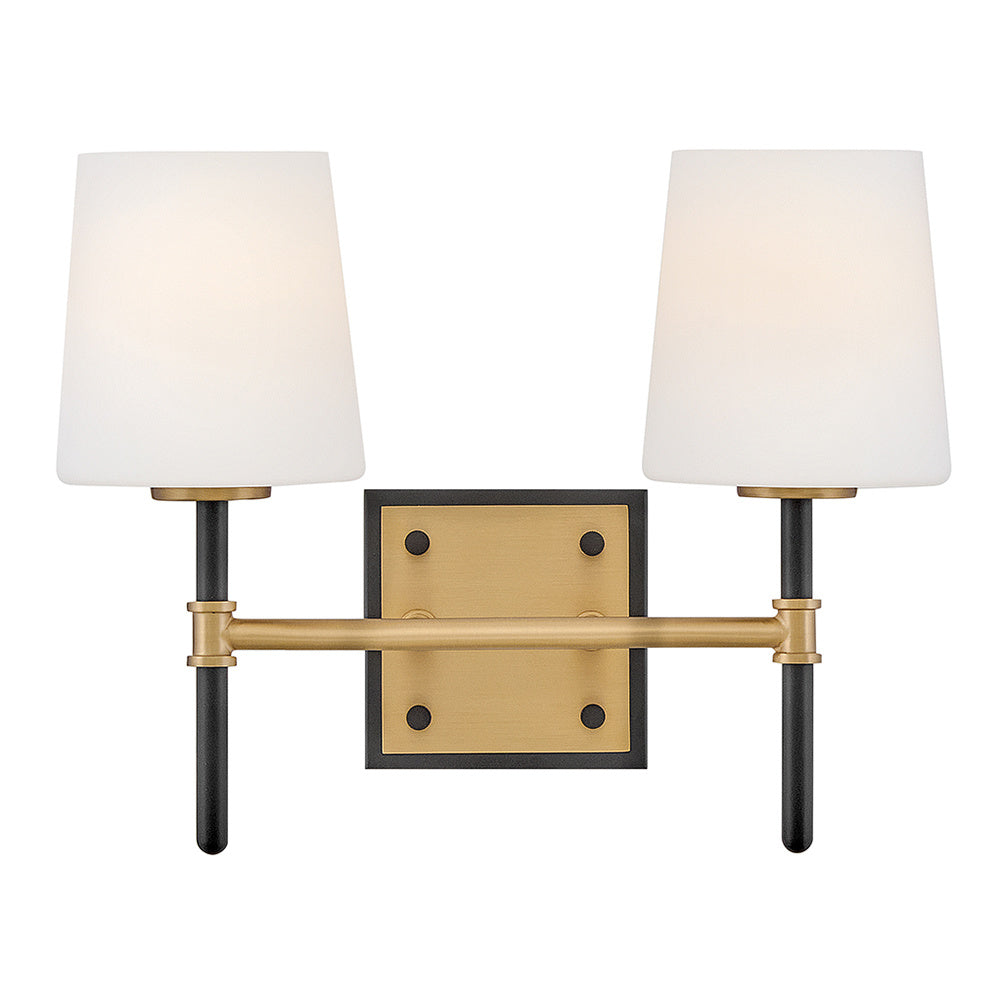 Hinkley 56952BK-LCB Small Two Light Vanity