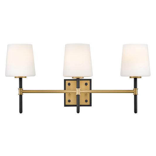 Hinkley 56953BK-LCB Medium Three Light Vanity