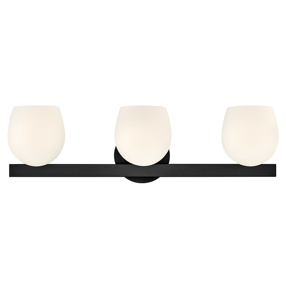 Hinkley 57023BK-LL Medium Three Light Vanity