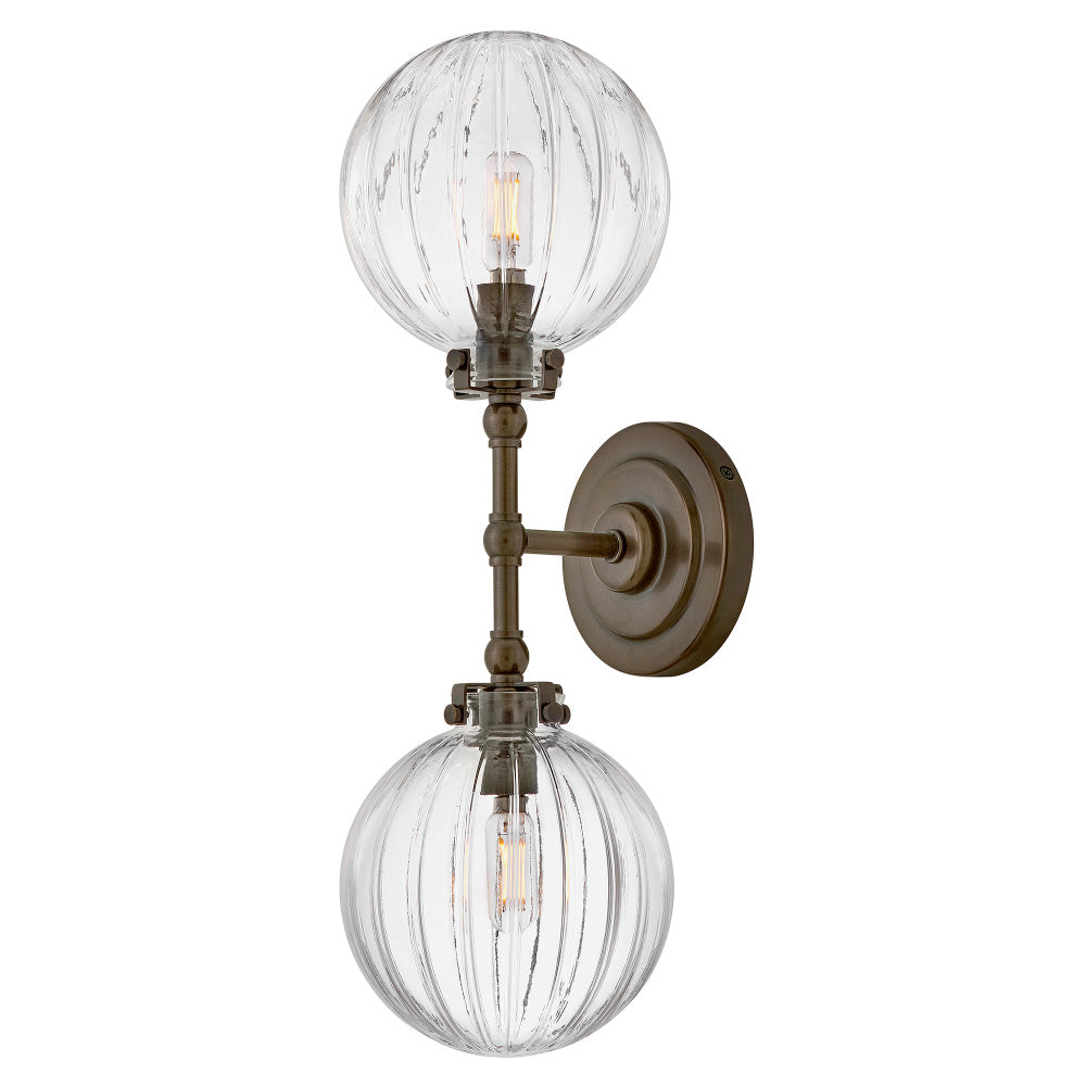 Hinkley 57412HZ Medium Two Light Sconce