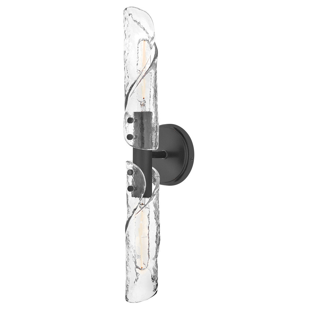Hinkley 57462BK Large Two Light Sconce