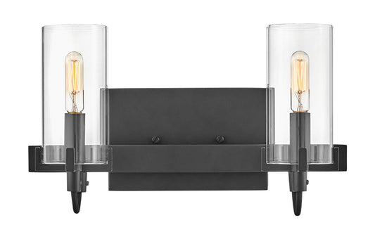 Hinkley 58062BK Small Two Light Vanity