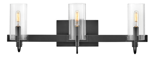 Hinkley 58063BK Medium Three Light Vanity