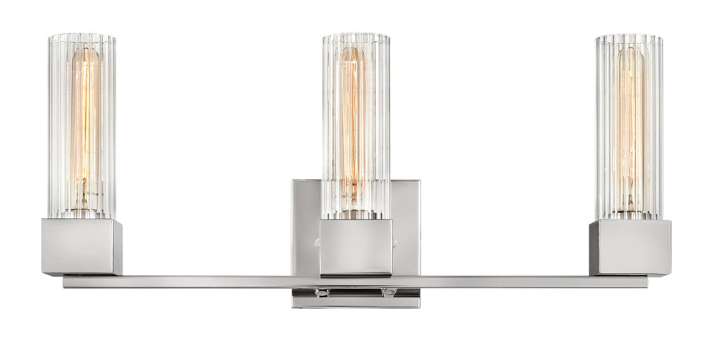Hinkley 5973PN Medium Three Light Vanity