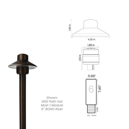 Path Light Kit with BONO (.98") Riser • 2700/3000K - Path Light from 702 Lighting in Las Vegas