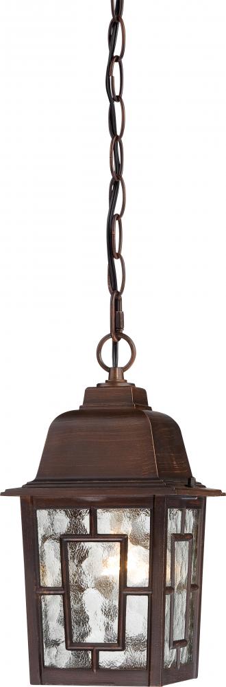 Nuvo 60-4932 Banyan; 1 Light; 11 in.; Outdoor Hanging with Clear Water
