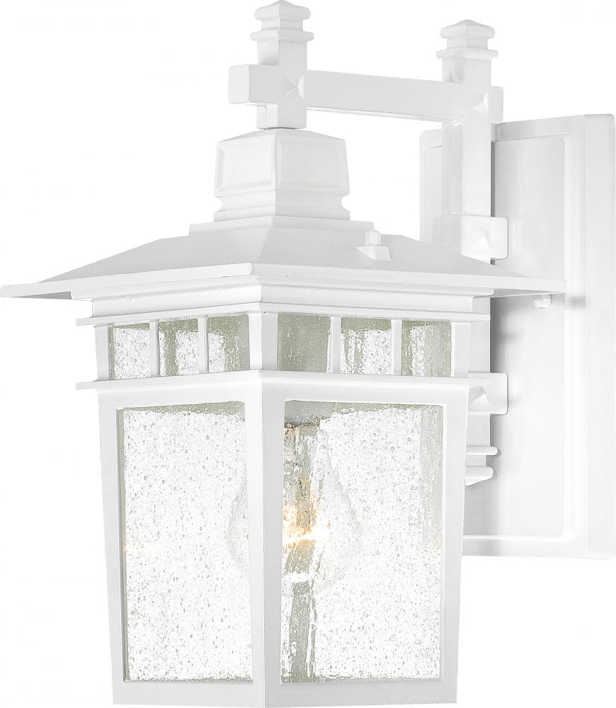 Nuvo 60-4951 Cove Neck; 1 Light; 12 in.; Outdoor Lantern with Clear Se