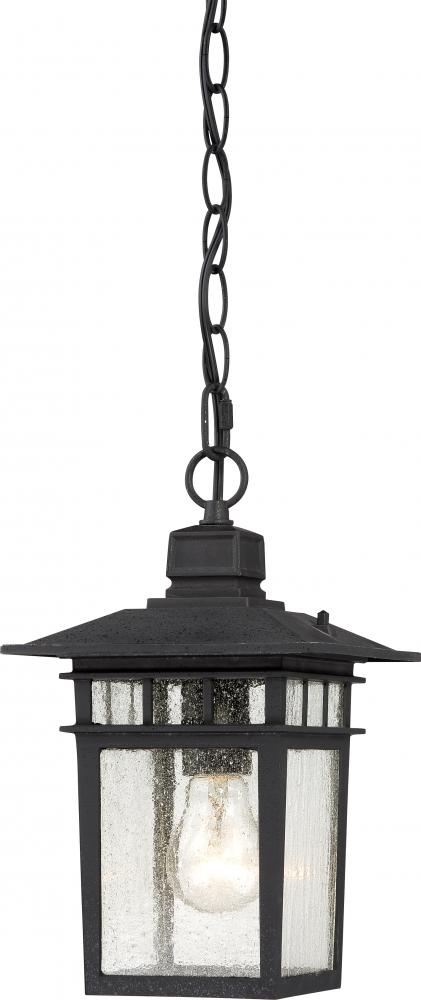 Nuvo 60-4956 Cove Neck; 1 Light; 12 in.; Outdoor Hang with Clear Seed 