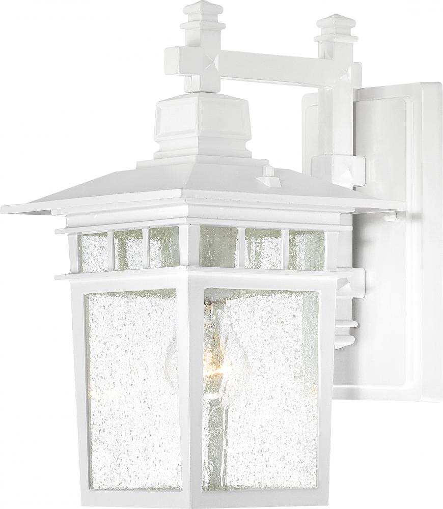 Nuvo 60-4957 Cove Neck; 1 Light; 14 in.; Outdoor Lantern with Clear Se