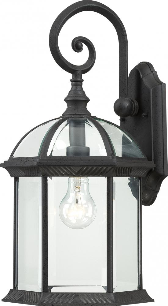 Nuvo 60-4966 Boxwood; 1 Light; 19 in.; Outdoor Wall with Clear Beveled