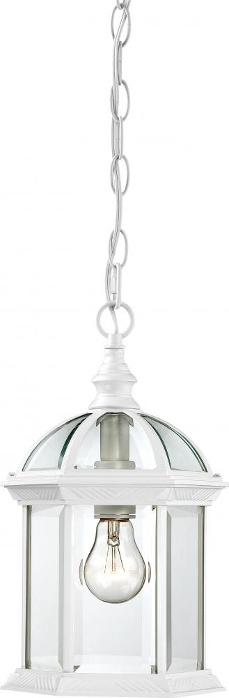 Nuvo 60-4977 Boxwood; 1 Light; 14 in.; Outdoor Hanging with Clear Beve