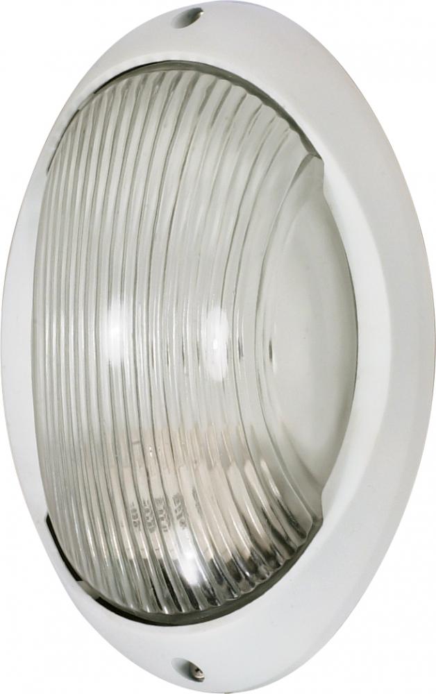 Nuvo 60-526 1 Light; 11 in.; Large Oval Bulk Head; Die Cast Bulk Head;