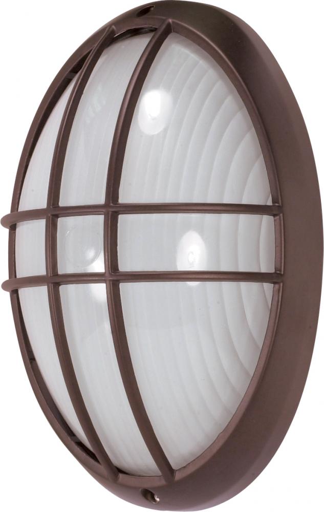 Nuvo 60-529 1 Light; 13 in.; Large Oval Cage Bulk Head; Die Cast Bulk 