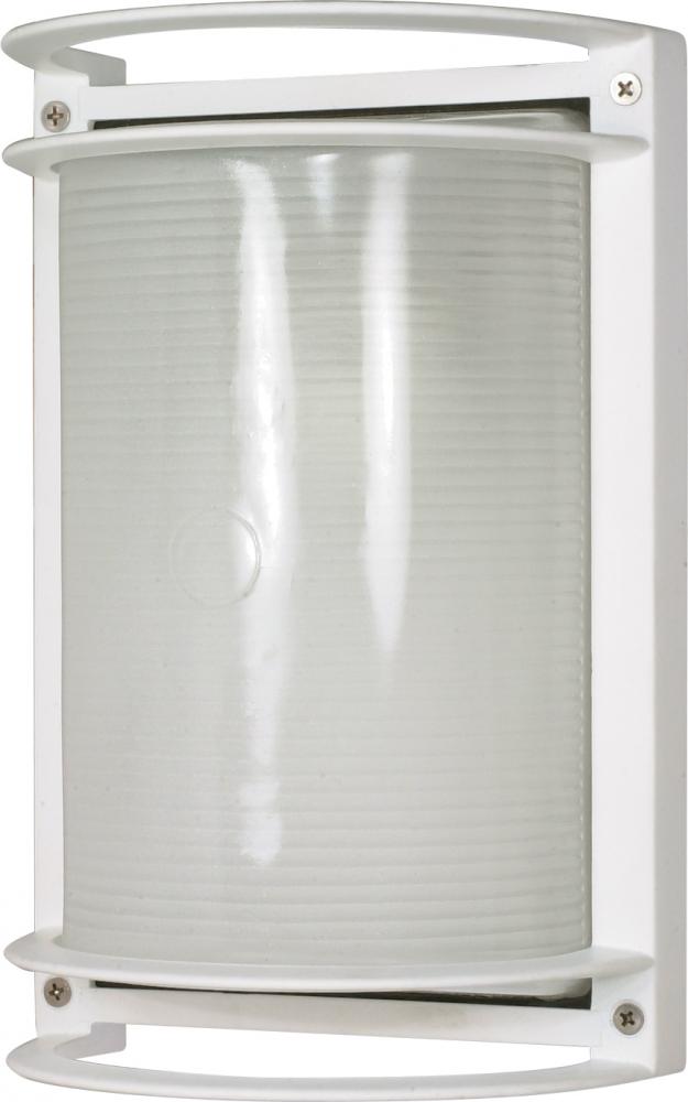 Nuvo 60-530 1 Light; 10 in.; Rectangle Bulk Head; Die Cast Bulk Head; 