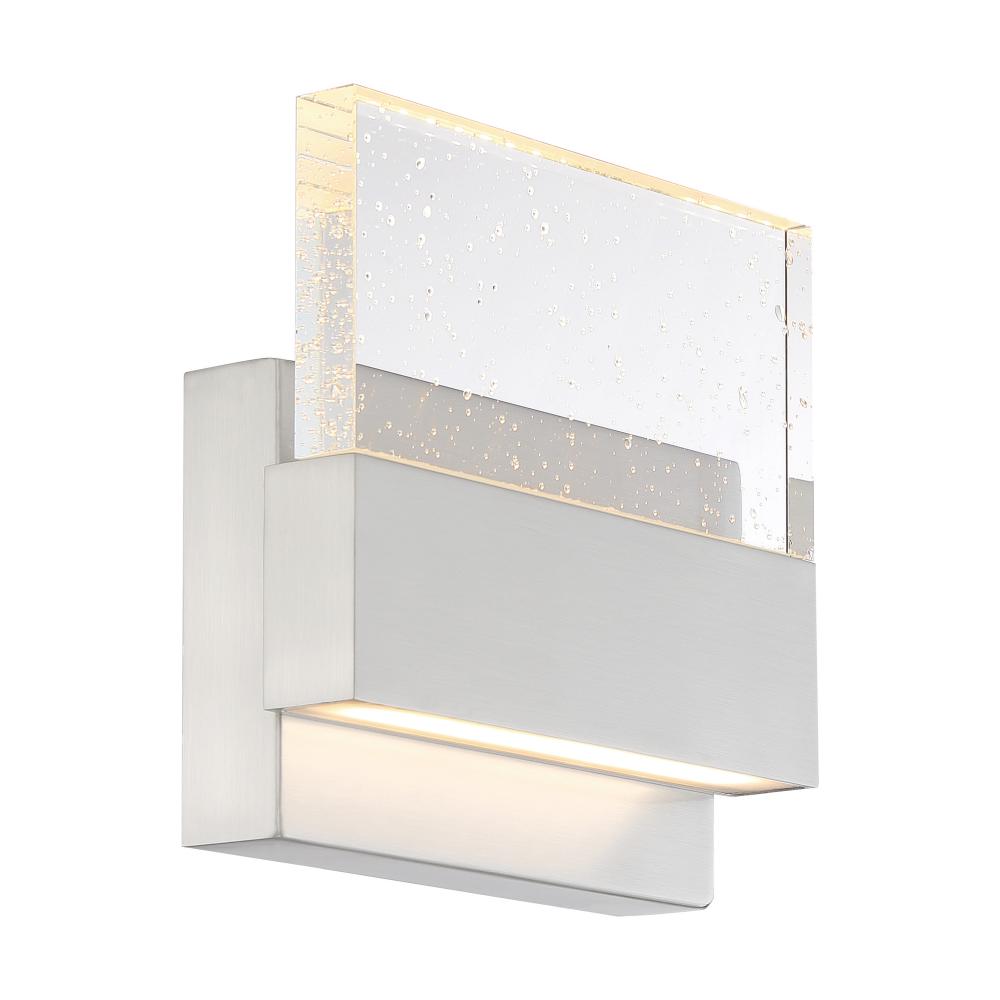 Nuvo 62-1502 Ellusion - LED Medium Wall Sconce - with Seeded Glass - P