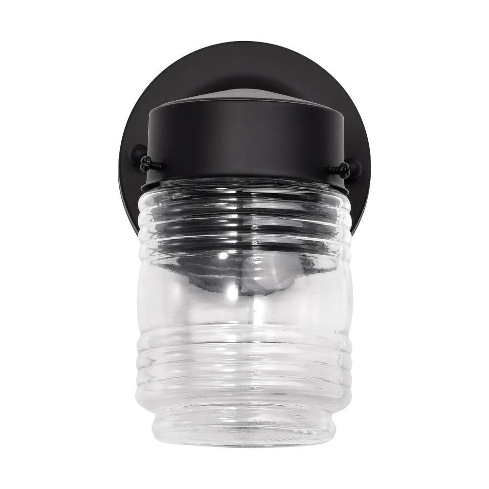 Nuvo 62-1573 8 Watt; 1 Light; Porch; Wall; Mason Jar Fixture; 3000K; B