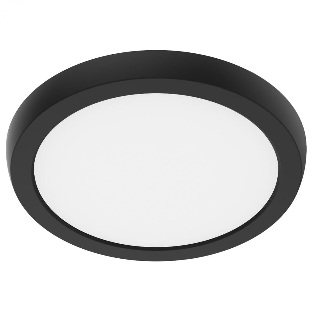 Nuvo 62-1911 Blink Performer - 10 Watt LED; 7 Inch Round Fixture; Blac