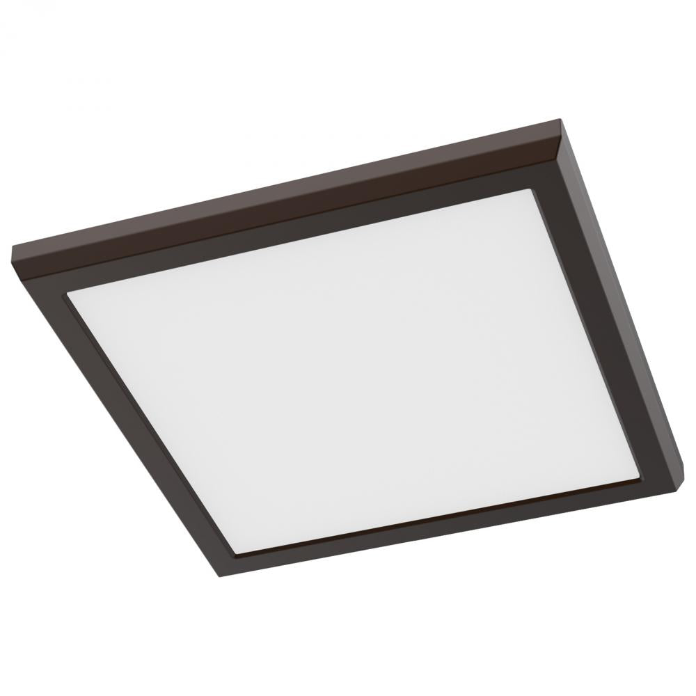 Nuvo 62-1926 Blink Performer - 11 Watt LED; 9 Inch Square Fixture; Bro