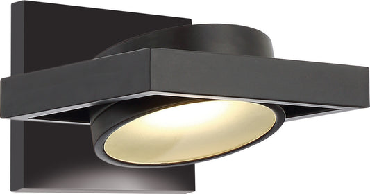 Nuvo 62-993 Hawk - LED Wall Sconce with Pivoting Head - Textured Black