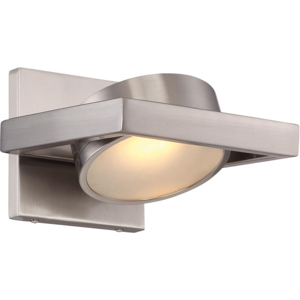 Nuvo 62-994 Hawk - LED Wall Sconce with Pivoting Head - Brushed Nickel