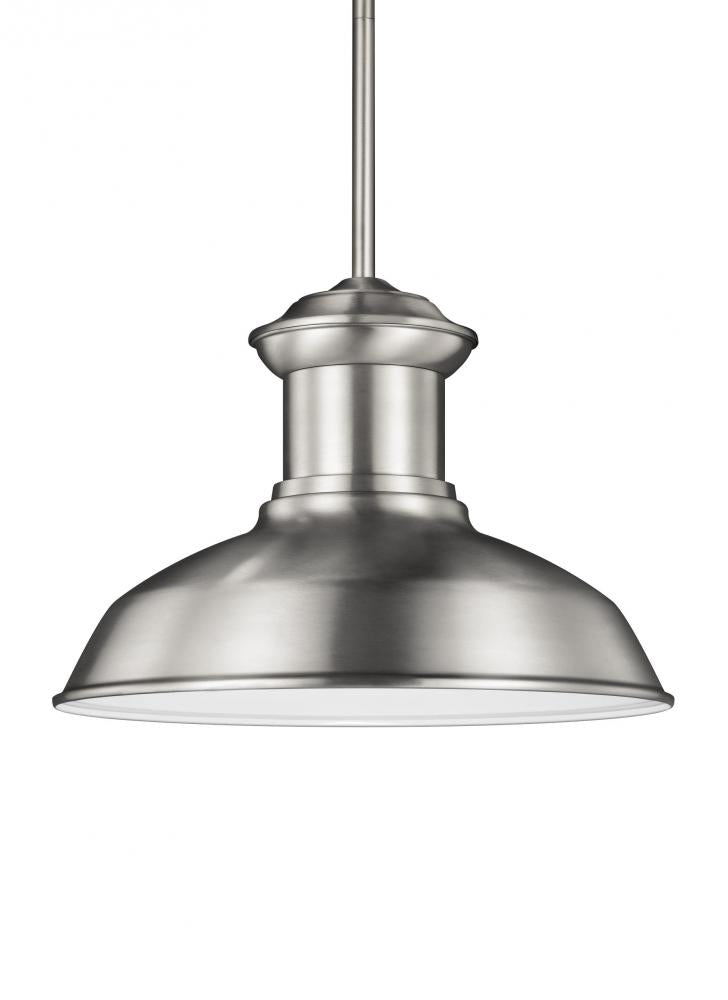 Generation Lighting 6247701EN3-04 Fredricksburg traditional 1-light LED outdoor exterior Dark Sky compliant ceiling hanging pendant in