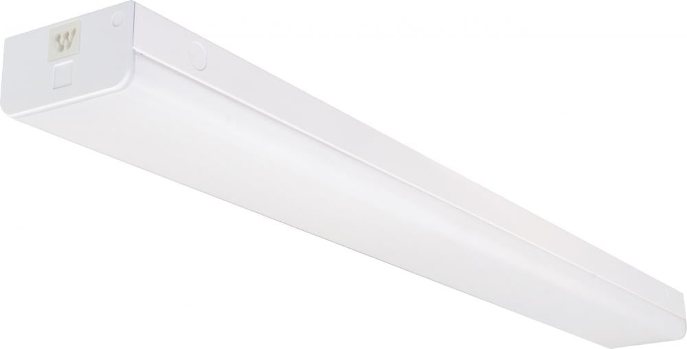 Nuvo 65-1145 LED 4 ft.- Wide Strip Light - 40W - 4000K - White Finish 