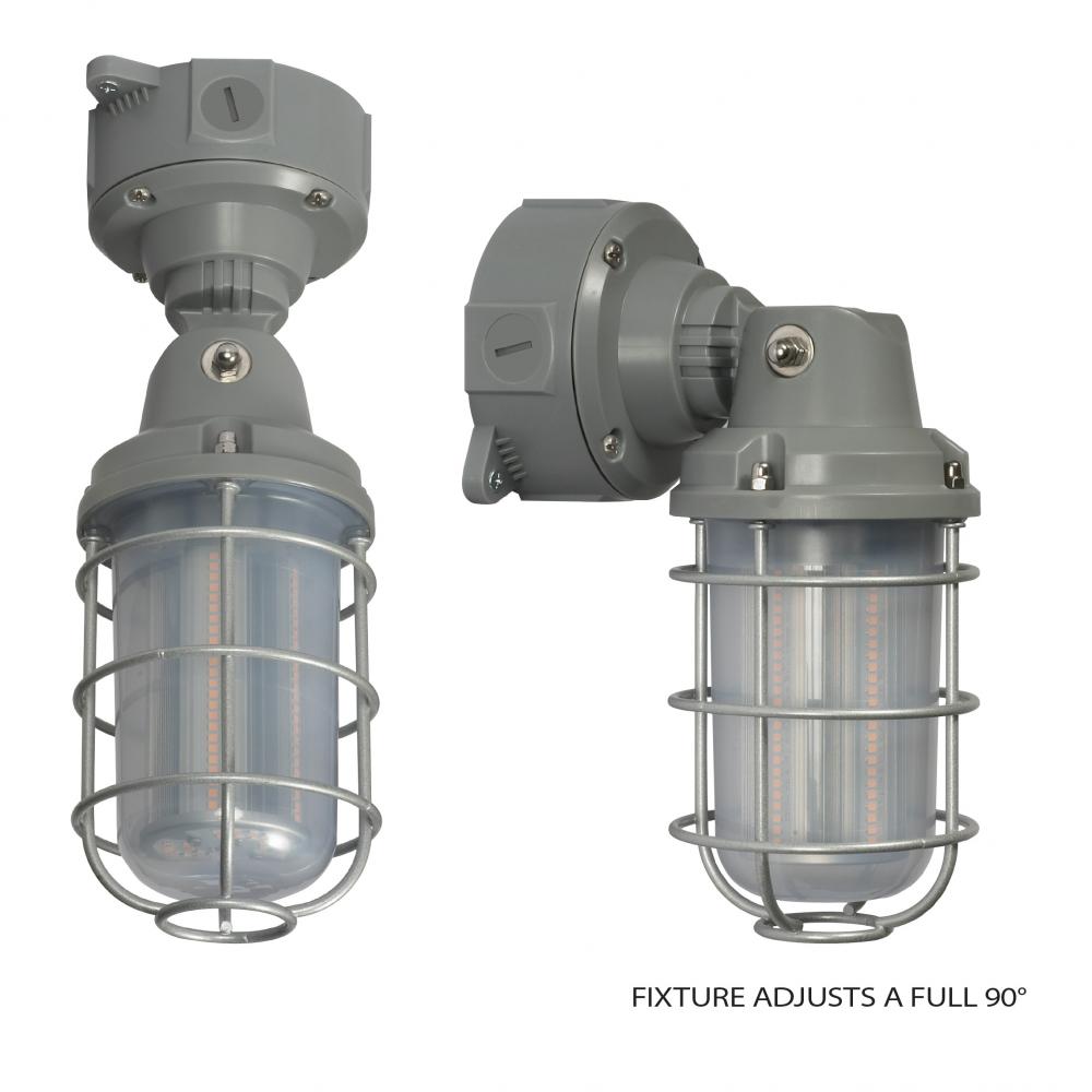 Nuvo 65-172 LED Adjustable Vapor Tight - 20W - 4000K - Gray Finish - 1