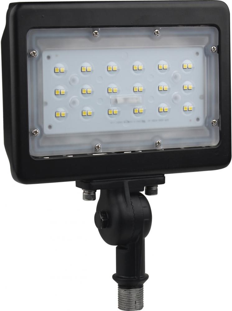 Nuvo 65-534R1 LED Medium Flood Light; 30W; 3000K; Bronze Finish; 100V-