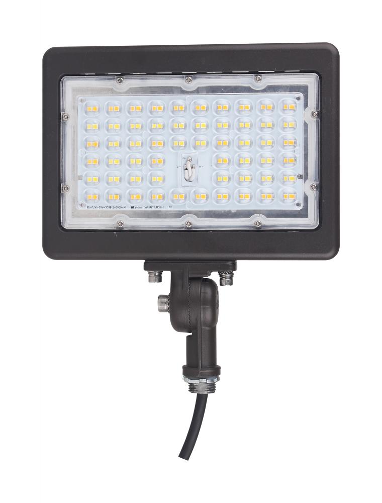Nuvo 65-616 LED Flood Light; 70 Watt; 5000K; Bronze Finish