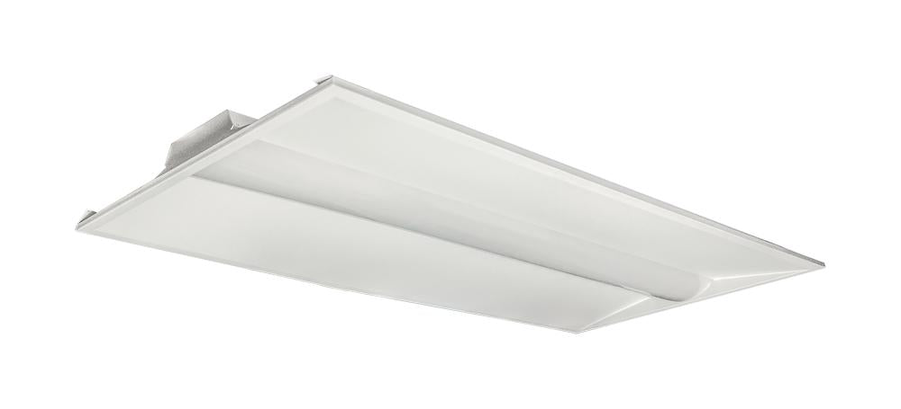 Nuvo 65-691 2X4 Single Basket LED Troffer Fixture; Wattage Selectable;