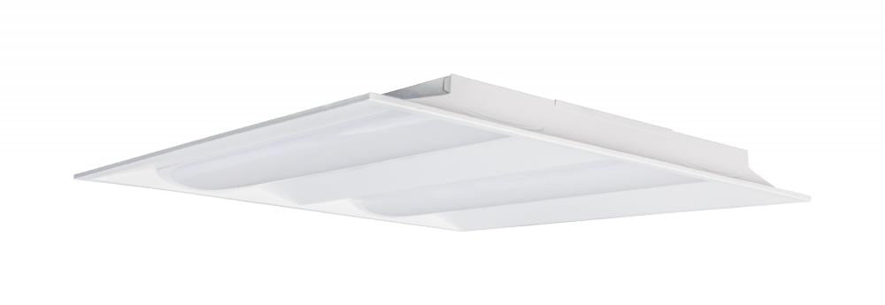 Nuvo 65-694 2X2 Double Basket LED Troffer Fixture; Wattage Selectable;