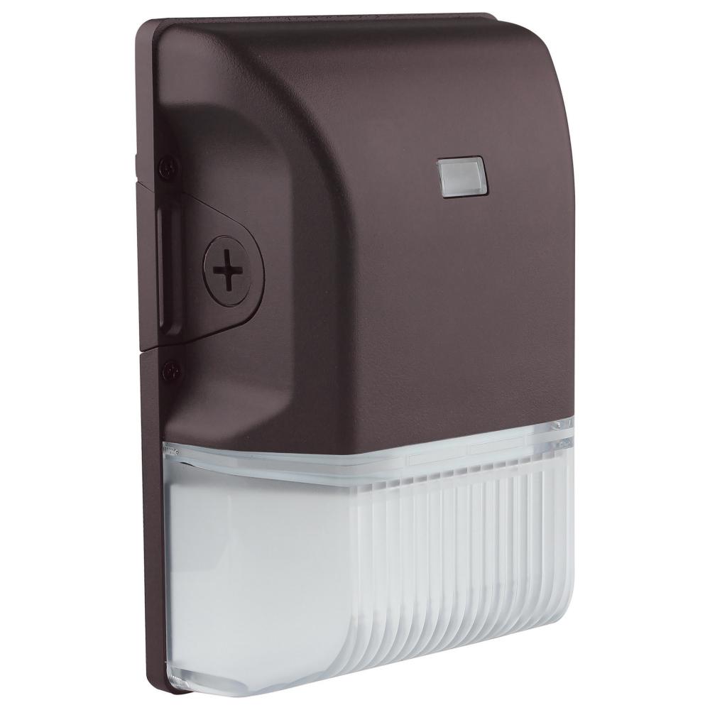 Nuvo 65-748 LED Small Wall Pack; 20W; CCT Selectable 3K/4K/5K; Bronze 